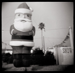 Inflatable Santa; Covina, CA